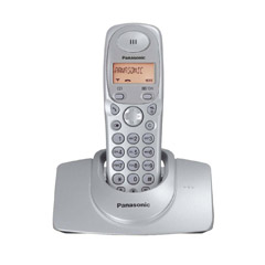 Panasonic KX-TG1100  srebrny - telefon bezprzewodowy
